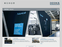 Tablet Screenshot of desma.biz